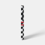 Personalisiertes Houndstooth iPhone-Case iPhone Hülle (Linke Seite)