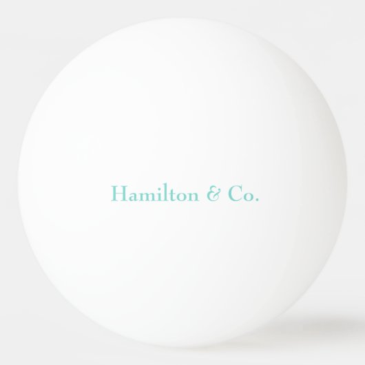 Personalisiertes Hübsches Blau Tischtennisball (Vorderseite)