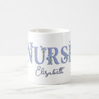 Personalisiertes hübsches florales Monogramm Krank
