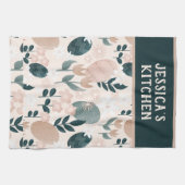 Personalisiertes Hübsches Ostereimuster Geschirrtuch (Horizontal)