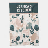 Personalisiertes Hübsches Ostereimuster Geschirrtuch (Vertikal)