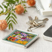 Personalisiertes Hübsches Sommerkollwerk Schlüsselanhänger (Seite)