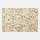 Personalisiertes Hühner-Monogramm-Küchentuch Geschirrtuch (Horizontal)