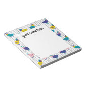 Personalisiertes HühnerNotepad Notizblock (angewinkelt)