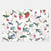 Personalisiertes Humming Bird Wrapping Paper Geschenkpapier Set (Vorderseite)