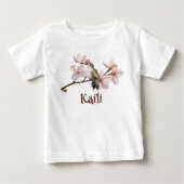 Personalisiertes Hummingbird Baby T - Shirt (Vorderseite)