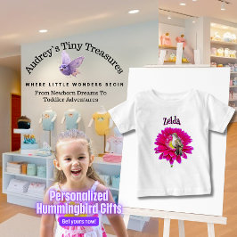 Personalisiertes Hummingbird Baby T - Shirt