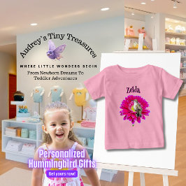 Personalisiertes Hummingbird Baby T - Shirt