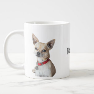 Personalisiertes Hunde-Foto Benutzerdefinierter Jumbo-Tasse