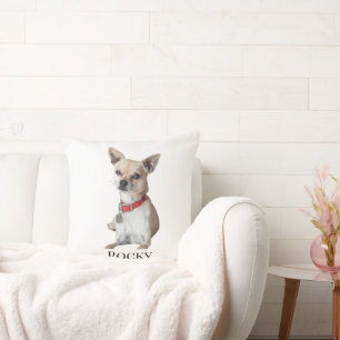 Personalisiertes Hunde-Foto Benutzerdefinierter Kissen