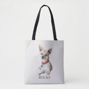 Personalisiertes Hunde-Foto Benutzerdefinierter Tasche