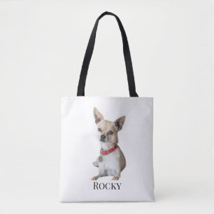 Personalisiertes Hunde-Foto Benutzerdefinierter Tasche