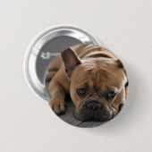 Personalisiertes Hunde-Foto Button (Vorne & Hinten)