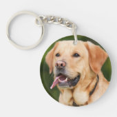 Personalisiertes Hunde-Foto doppelseitig Schlüsselanhänger (Vorderseite)