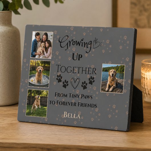 Personalisiertes Hunde-Foto  Fotoplatte