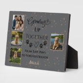 Personalisiertes Hunde-Foto  Fotoplatte (Seite)