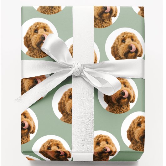 Personalisiertes Hunde-Foto Geschenkpapier