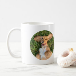 Personalisiertes Hunde-Foto mit Text | Individuell Kaffeetasse