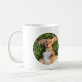 Personalisiertes Hunde-Foto mit Text | Individuell Kaffeetasse