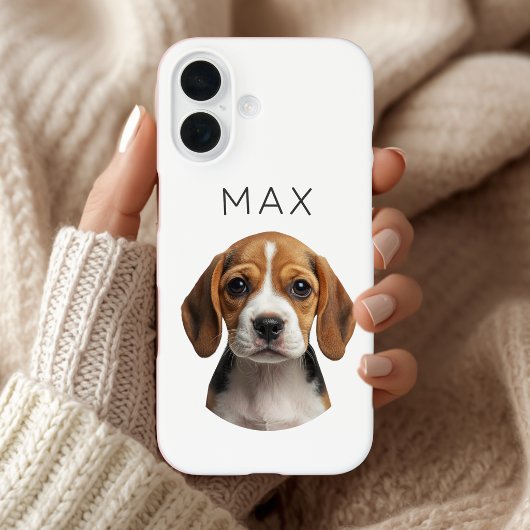 Personalisiertes Hunde-Foto & Name Case-Mate iPhone Hülle