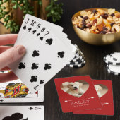 Personalisiertes Hunde-Foto Spielkarten (In Situ)