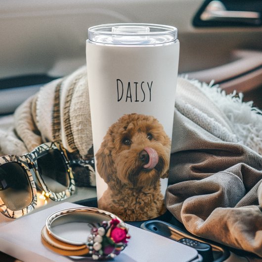 Personalisiertes Hunde-Foto Thermobecher