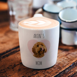 Personalisiertes Hunde-Foto-Valentin Individuell Espressotasse