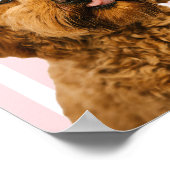 Personalisiertes Hunde-Fotoplakat | Individueller Poster (Ecke)