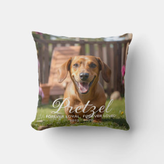 Personalisiertes Hunde-Gedenk-Tier Verlust Kissen