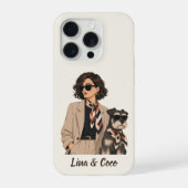 "Personalisiertes Hunde-Mama-Geschenk" "Benutzerde iPhone Hülle (Rückseite)