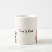 "Personalisiertes Hunde-Mama-Geschenk" "Benutzerde Kaffeetasse (Mittel)