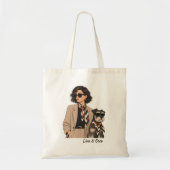 "Personalisiertes Hunde-Mama-Geschenk" "Benutzerde Tragetasche (Vorne)