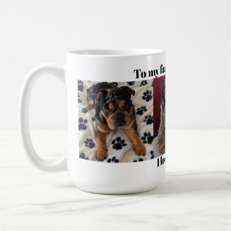 PERSONALISIERTES HUNDE-PAPA-FOTO KAFFEETASSE