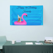 Personalisiertes Hunde-Schwimmfloß Banner (Messeveranstaltung)