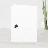 Personalisiertes Hunde-Sitter Pet Care Pet Foto Vi Dankeskarte (Rückseite)