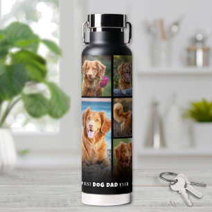 Personalisiertes Hunde-Vater-Foto Trinkflasche
