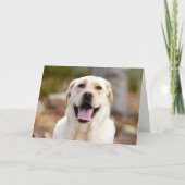 Personalisiertes Hundebüt-Foto Karte (Vorderseite)