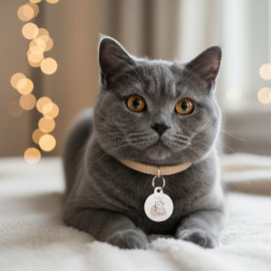 Personalisiertes Hundehalsband “Ich bin verloren,  Haustiermarke