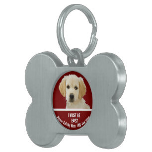 Personalisiertes Hundeknochen-Halsband   Individue Tiermarke
