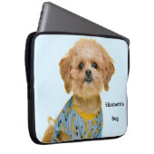 Personalisiertes Hundemuster Laptopschutzhülle (Vorne Rechts)
