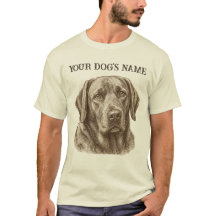 Personalisiertes Hundeporträt-T-Shirt, benutzerdef