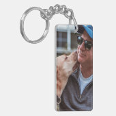 Personalisiertes Hundeschema-Foto Erstellen Sie Ih Schlüsselanhänger (Vorderseite links)