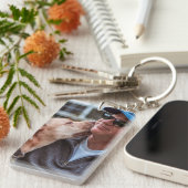 Personalisiertes Hundeschema-Foto Erstellen Sie Ih Schlüsselanhänger (Vorderseite rechts)