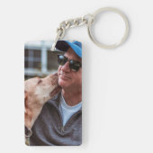 Personalisiertes Hundeschema-Foto Erstellen Sie Ih Schlüsselanhänger (Rückseite)