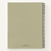 Personalisiertes Hundeschenkgeschenk Notizblock (Rückseite)