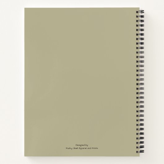 Personalisiertes Hundeschenkgeschenk Notizblock (Rückseite)