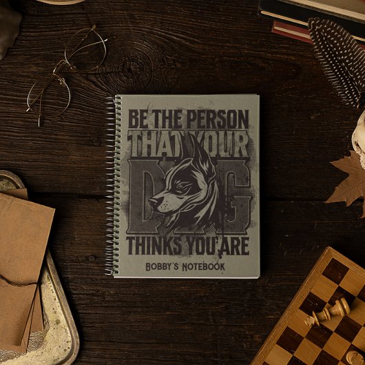 Personalisiertes Hundeschenkgeschenk Notizblock
