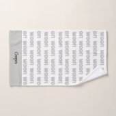 Personalisiertes Hundetuch, Hundebütchen Badhandtuch Set (Handtuch)