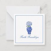 Personalisiertes Hydrangea Mitteilungskarte (Vorderseite)