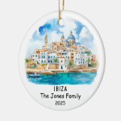 Personalisiertes Ibiza-Ornament, Spanien Keramik Ornament (Links)